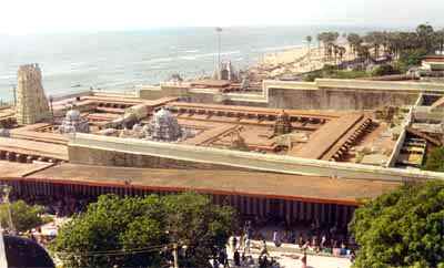 Tiruchendur: view from north to south