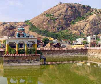 Tirupparankundram tiru kulam and hill